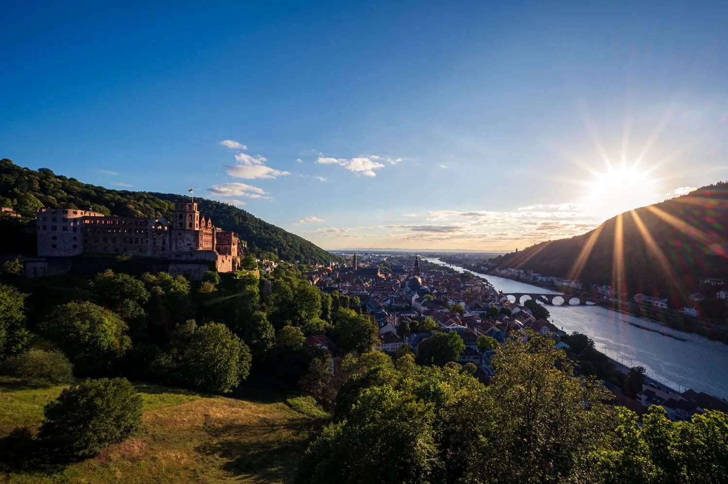 Zentrale Übernachtungsmöglichkeiten Heidelberg